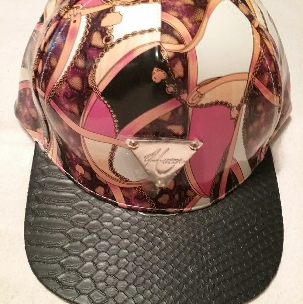 Orange fashionable design hat